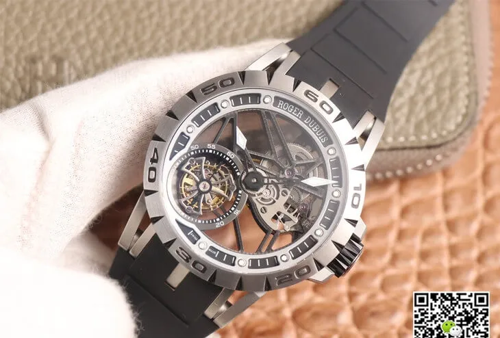 Roger Dubuis Excalibur Spidr RDDBEX0479 JB Factory 1:1 Best Edition Replica Watch Titanium Case