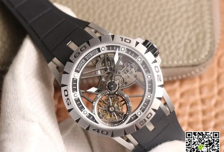 Roger Dubuis Excalibur Spidr RDDBEX0479 JB Factory 1:1 Best Edition Replica Watch Titanium Case