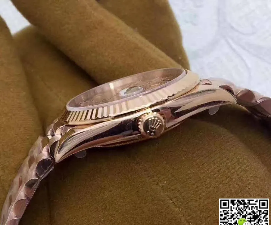 Rolex Day-Date 228235 EW Factory 1:1 Best Edition Replica Watch Swiss ETA3255 Silver Dial