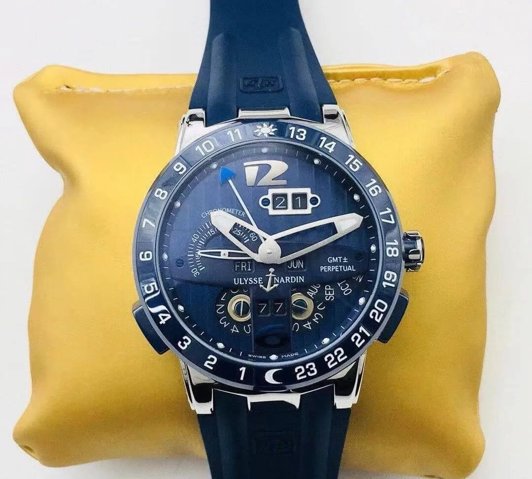 Ulysse Nardin El Toro 320-00 BQ TW Factory 1:1 Best Edition Replica Watch Blue Strap