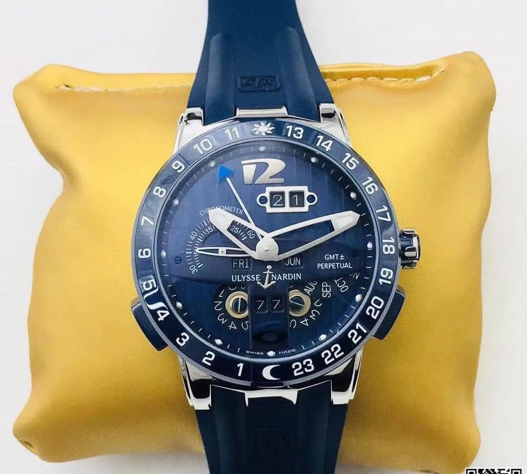 Ulysse Nardin El Toro 320-00 BQ TW Factory 1:1 Best Edition Replica Watch Blue Strap