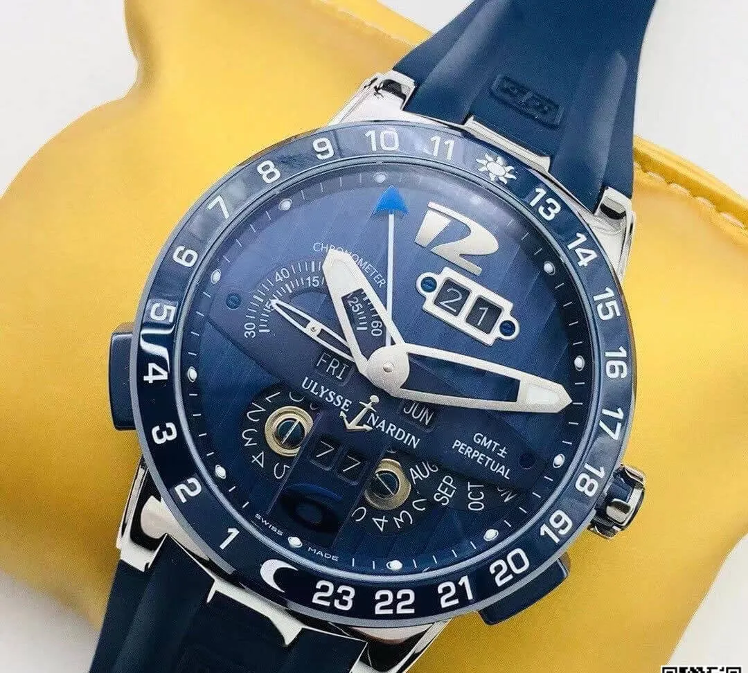 Ulysse Nardin El Toro 320-00 BQ TW Factory 1:1 Best Edition Replica Watch Blue Strap
