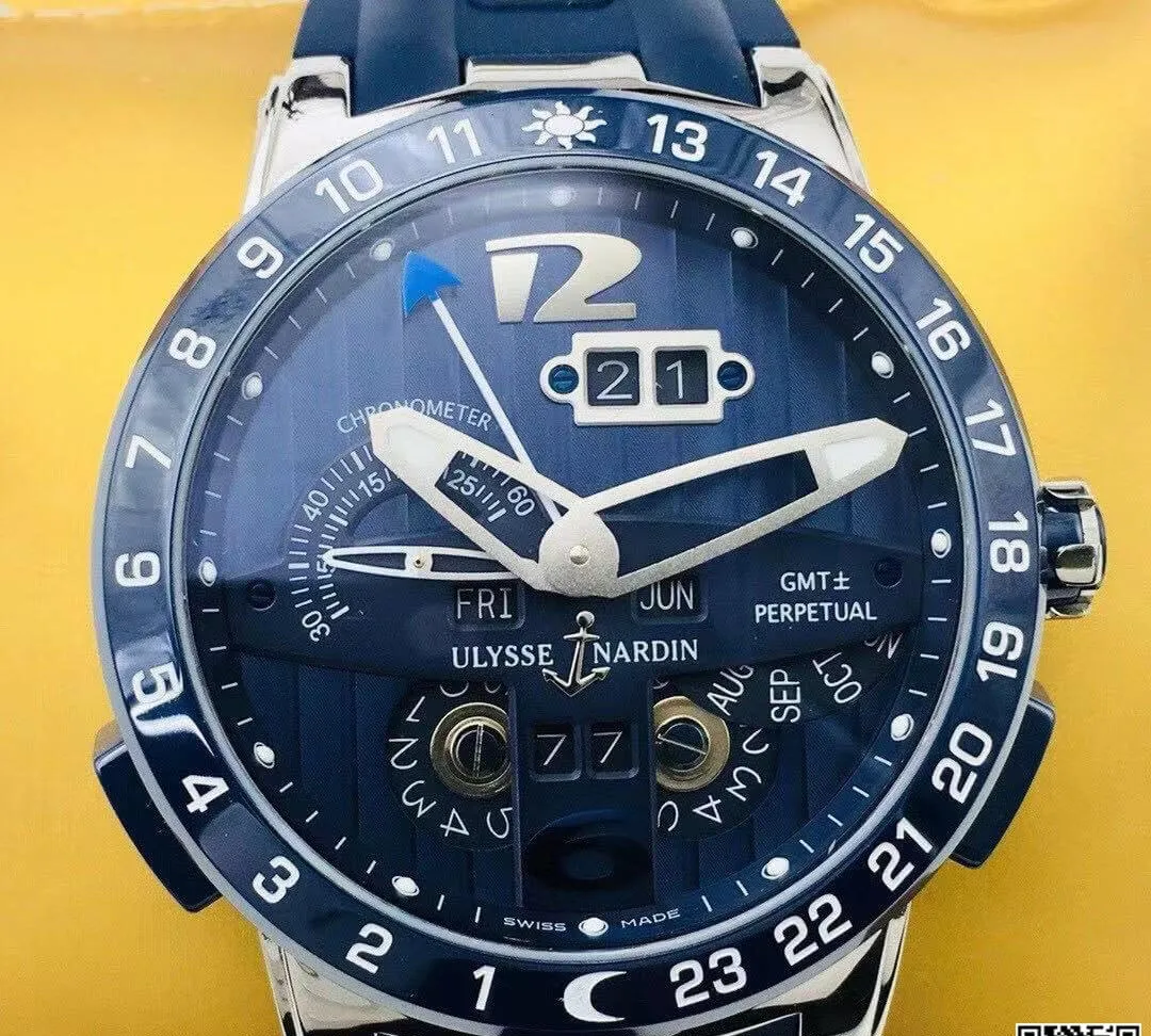 Ulysse Nardin El Toro 320-00 BQ TW Factory 1:1 Best Edition Replica Watch Blue Strap