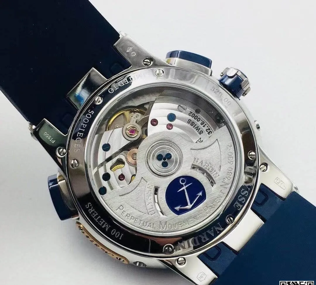Ulysse Nardin El Toro 320-00 BQ TW Factory 1:1 Best Edition Replica Watch Blue Strap