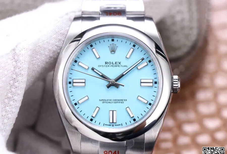 Rolex Oyster Perpetual M124300-0006 EW Factory 1:1 Best Edition Replica Watch White Dial