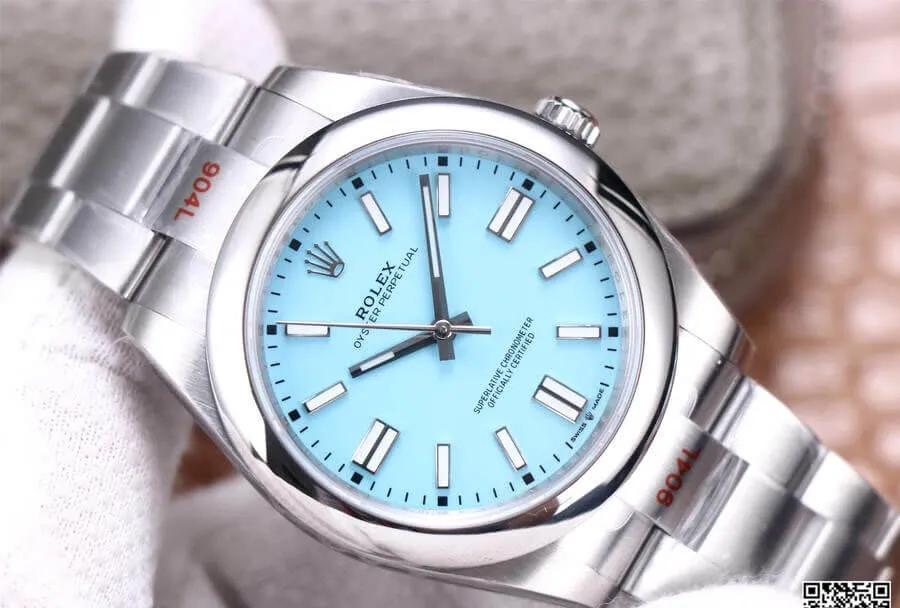 Rolex Oyster Perpetual M124300-0006 EW Factory 1:1 Best Edition Replica Watch White Dial
