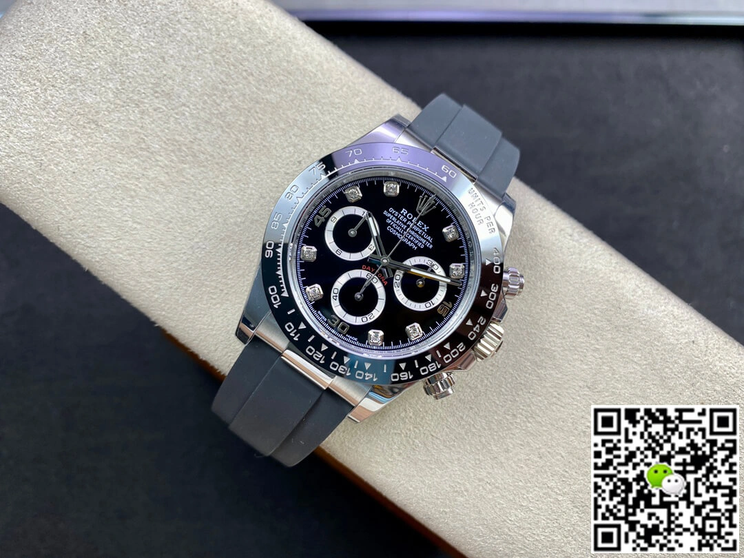 Rolex Daytona M116519LN-0025 BT Factory 1:1 Best Edition Replica Watch Black Diamond Dial