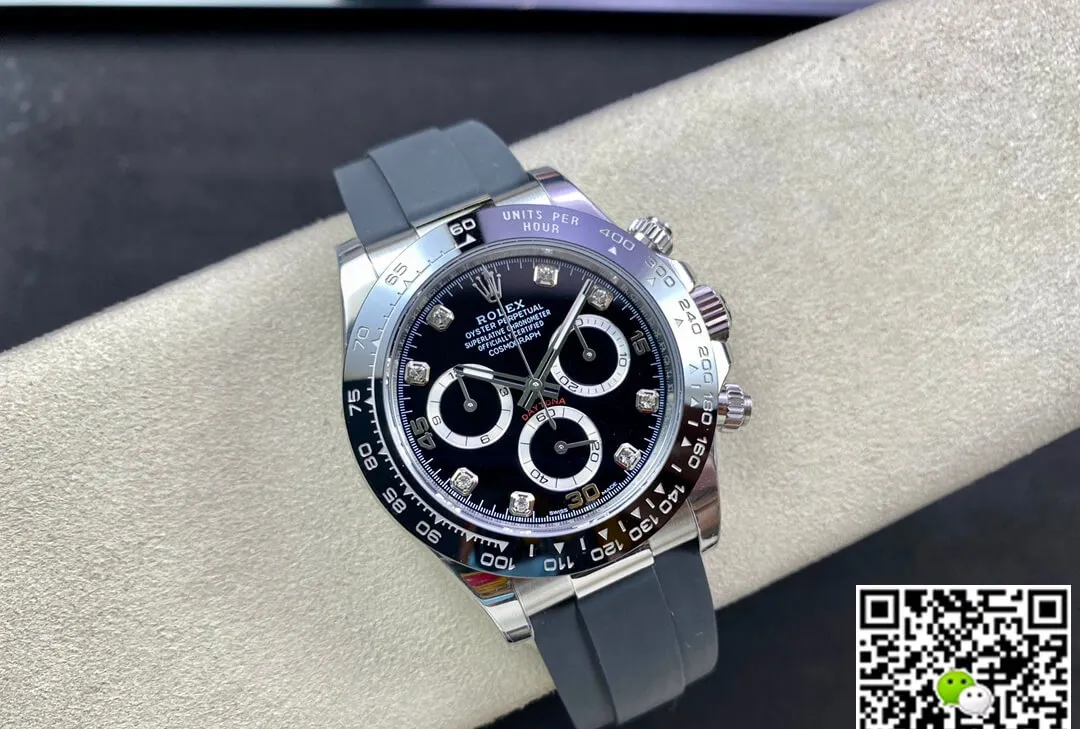 Rolex Daytona M116519LN-0025 BT Factory 1:1 Best Edition Replica Watch Black Diamond Dial
