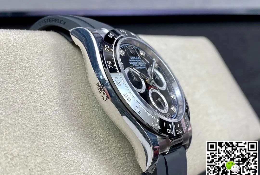 Rolex Daytona M116519LN-0025 BT Factory 1:1 Best Edition Replica Watch Black Diamond Dial