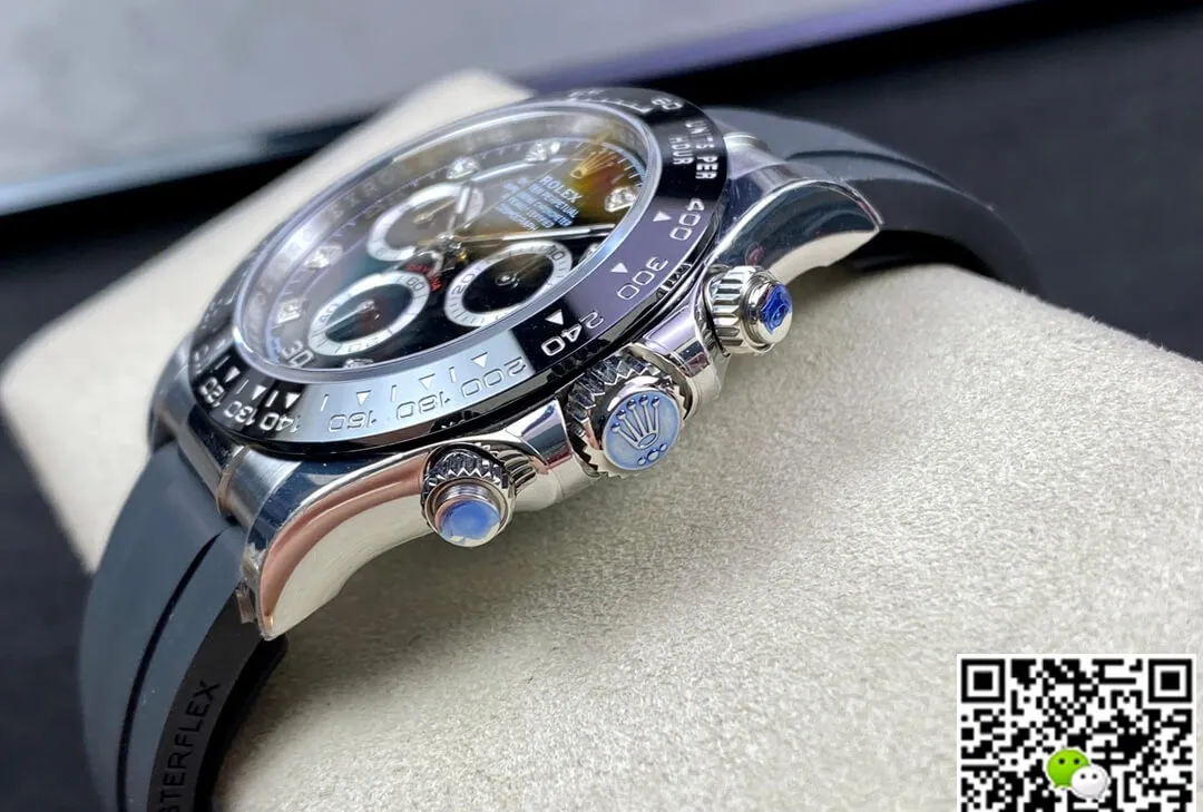 Rolex Daytona M116519LN-0025 BT Factory 1:1 Best Edition Replica Watch Black Diamond Dial