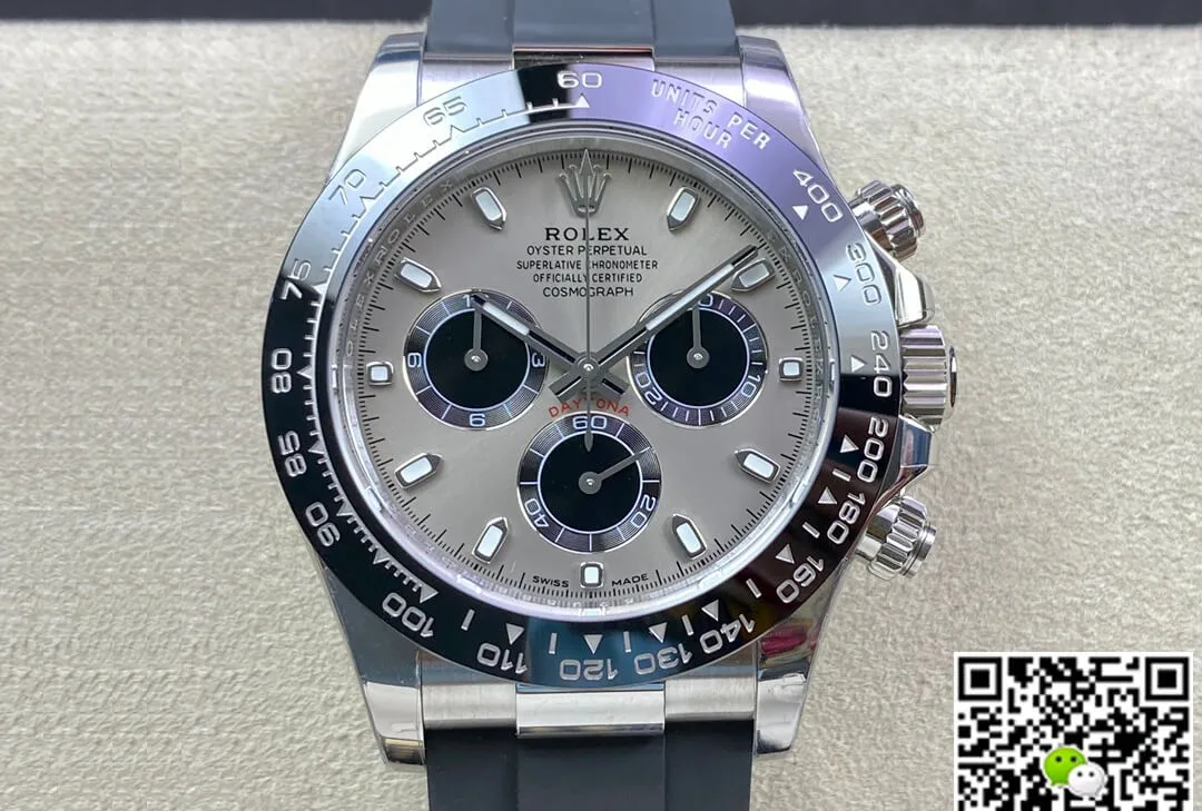 Rolex Daytona M116519LN-0027 BT Factory 1:1 Best Edition Replica Watch Black Rubber Strap
