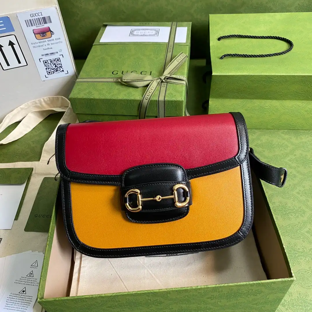 TO GUCCI Horsebit 1955 shoulder bag