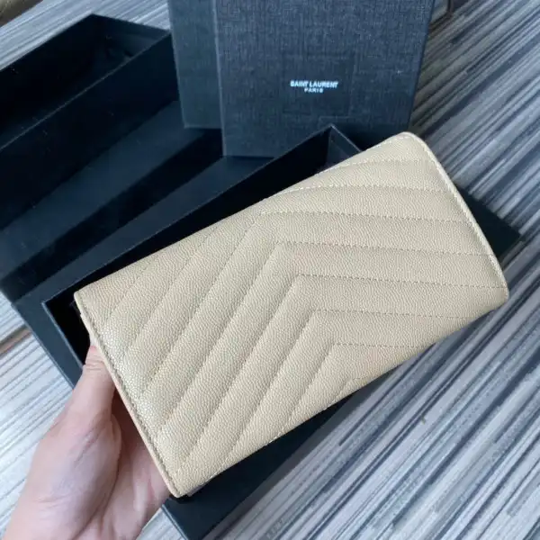 YSL MONOGRAM LARGE FLAP WALLET