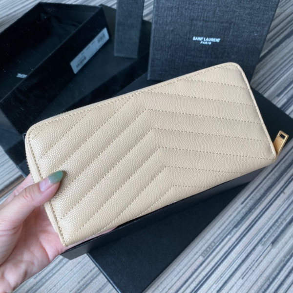 HOT SALE YSL MONOGRAM ZIPPY WALLET