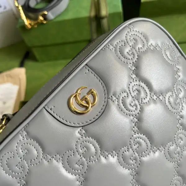 Gucci GG matelassé leather shoulder bag