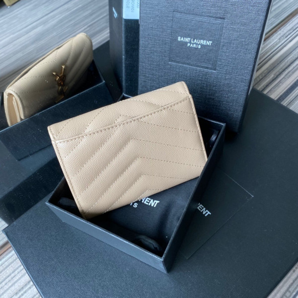 HOT SALE YSL MONOGRAM SMALL ENVELOPE WALLET IN