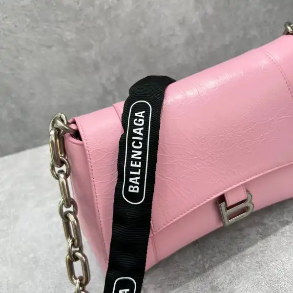 BALENCIAGA DOWNTOWN SMALL SHOULDER BAG WITH CHAIN