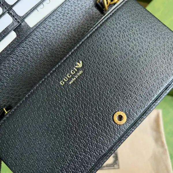 Adidas x Gucci wallet with chain