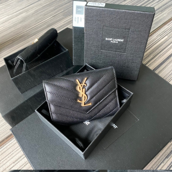 HOT SALE YSL MONOGRAM SMALL ENVELOPE WALLET IN