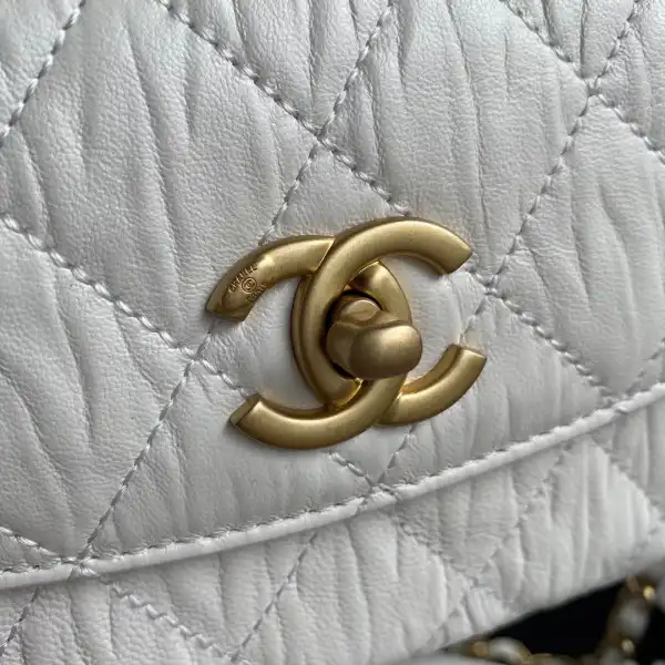 CHANEL MINI FLAP BAG WITH TOP HANDLE