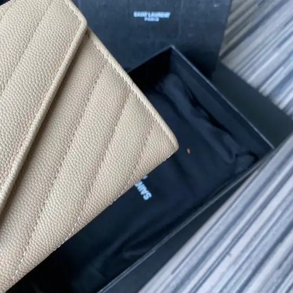 YSL MONOGRAM LARGE FLAP WALLET