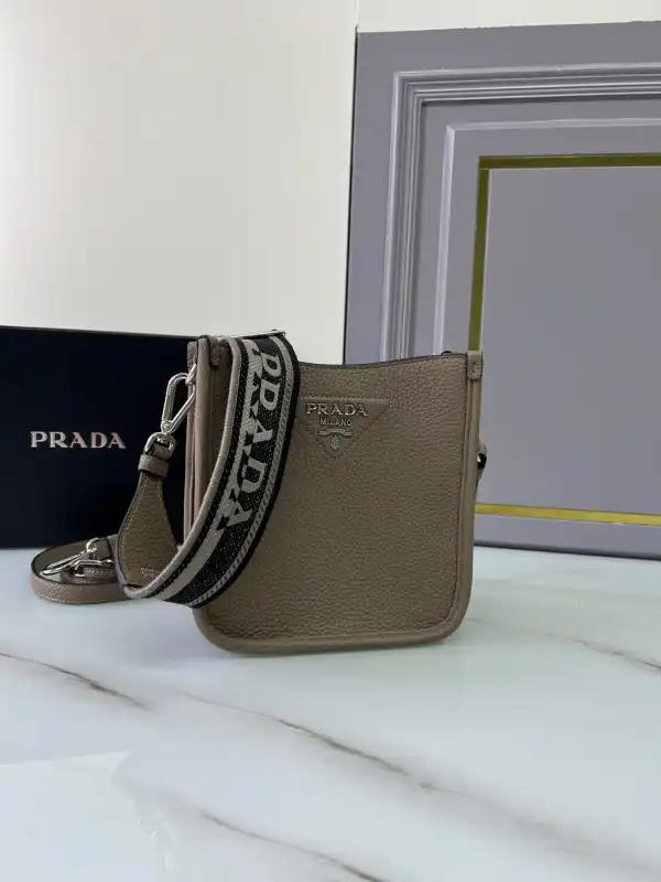 PRADA Leather mini shoulder bag