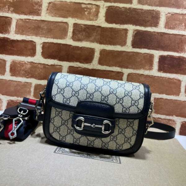 [FREE SHIPPING] GUCCI Horsebit 1955 mini bag