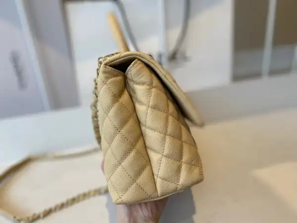 CHANEL LARGE FLAP BAG WITH TOP HANDLE