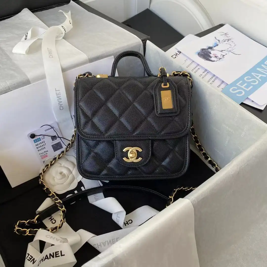 Firstbag Ru CHANEL SMALL FLAP BAG WITH TOP HANDLE