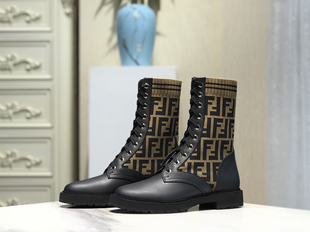 HOT SALE FENDI ANKLE BOOTS