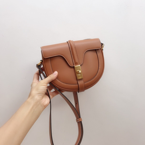 HOT SALE CELIN* SMALL BESACE 16 BAG IN SATINATED CALFSKIN