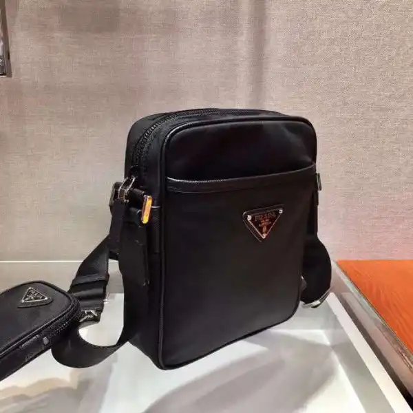 PRADA Re-Nylon and Saffiano leather shoulder bag