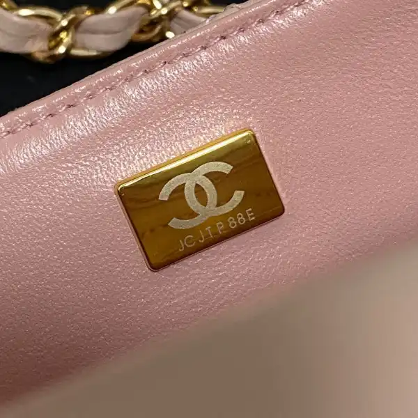 CHANEL MINI FLAP BAG WITH TOP HANDLE