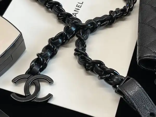 CHANEL BELT FLAP CARD HOLDER