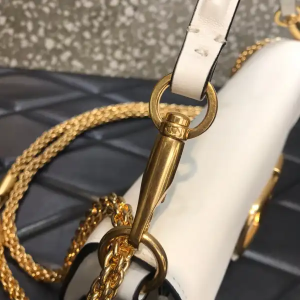 VALENTINO LOCÒ CALFSKIN SHOULDER BAG