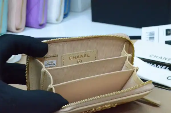 CHANEL 19 ZIPPED COIN PURSE