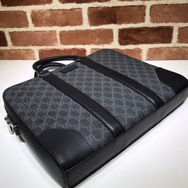 HOT SALE GUCCI GG Black briefcase