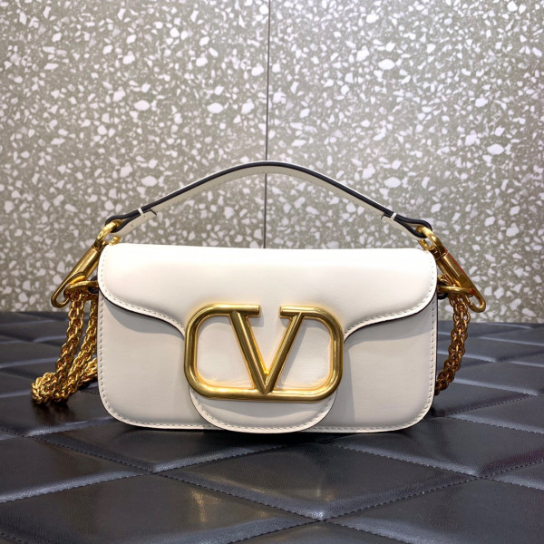 HOT SALE VALENTINO LOCÒ SMALL SHOULDER BAG IN CALFSKIN