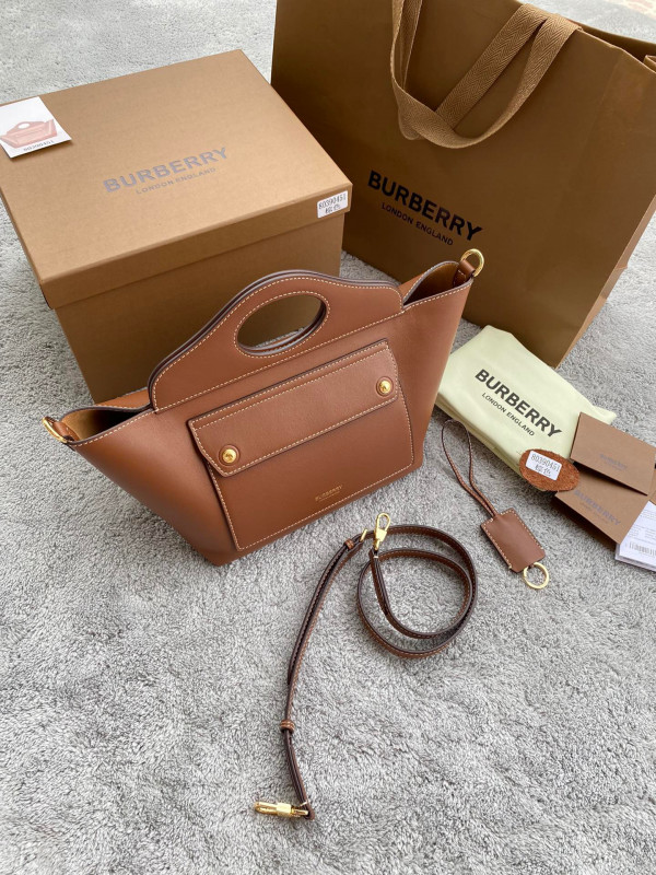 HOT SALE BURBERRY Pocket Tote