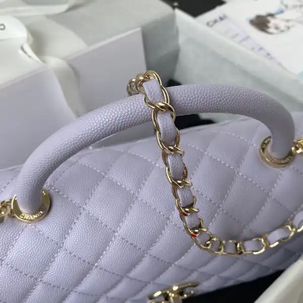 CHANEL LARGE FLAP BAG WITH TOP HANDLE