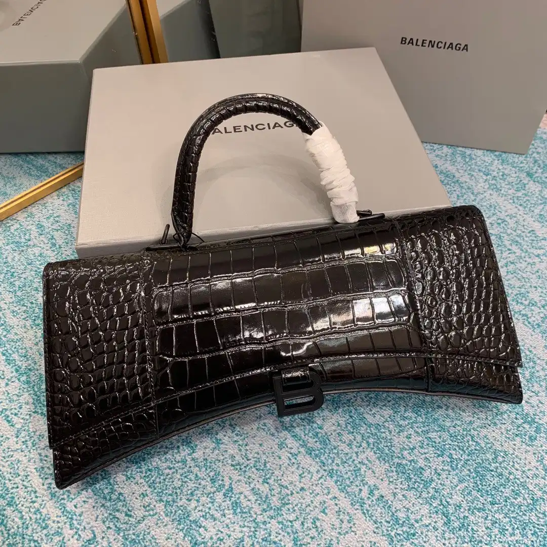 Frstbag ru BALENCIAGA  HOURGLASS STRETCHED TOP HANDLE BAG