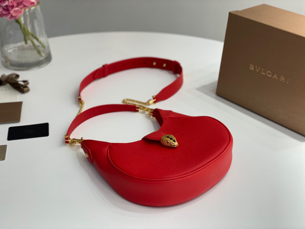 [FREE SHIPPING] BVLGARI SERPENTI ELLIPSE SHOULDER BAG