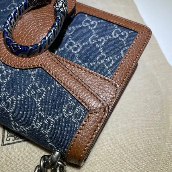 Affordable TO GUCCI Dionysus mini leather bag