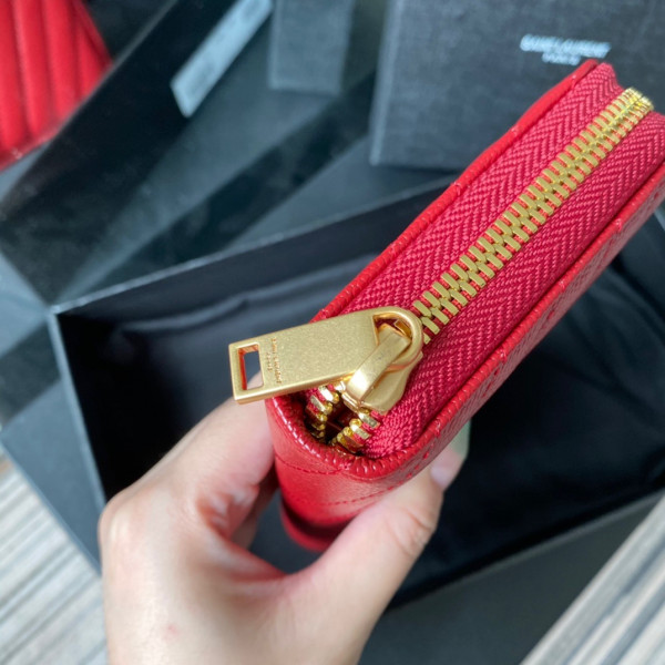 HOT SALE YSL MONOGRAM ZIPPY WALLET