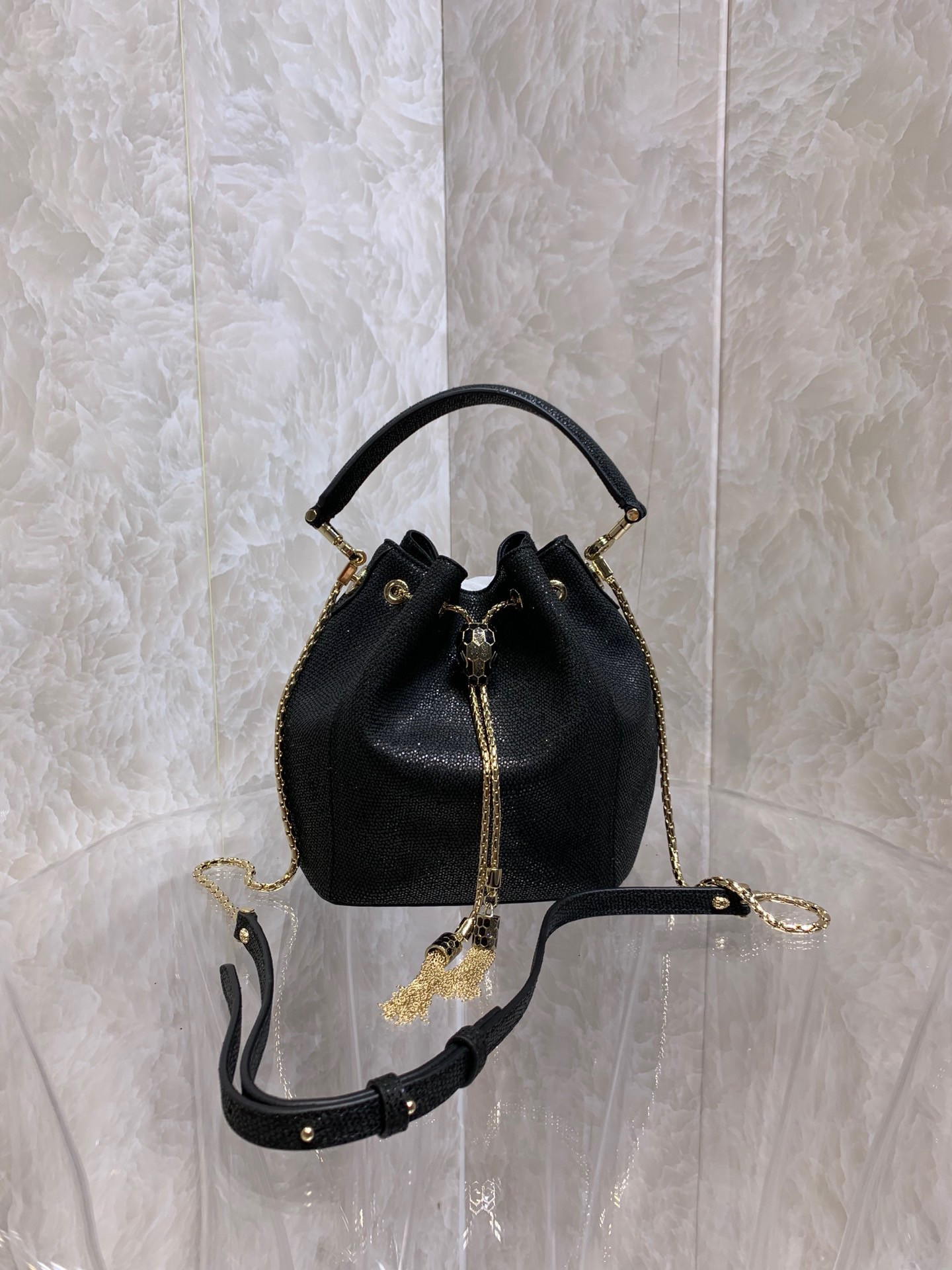 HOT SALE BVLGARI SERPENTI FOREVER BUCKET BAG