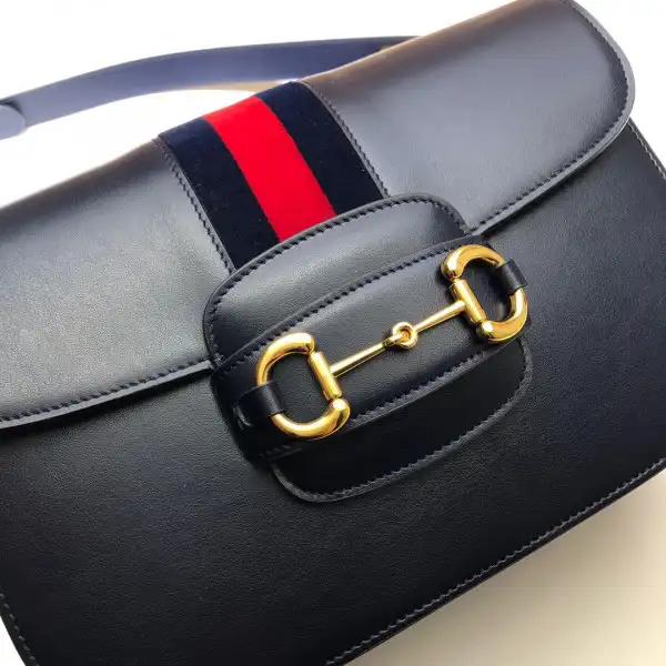 Affordable TO GUCCI 1955 Horsebit shoulder bag