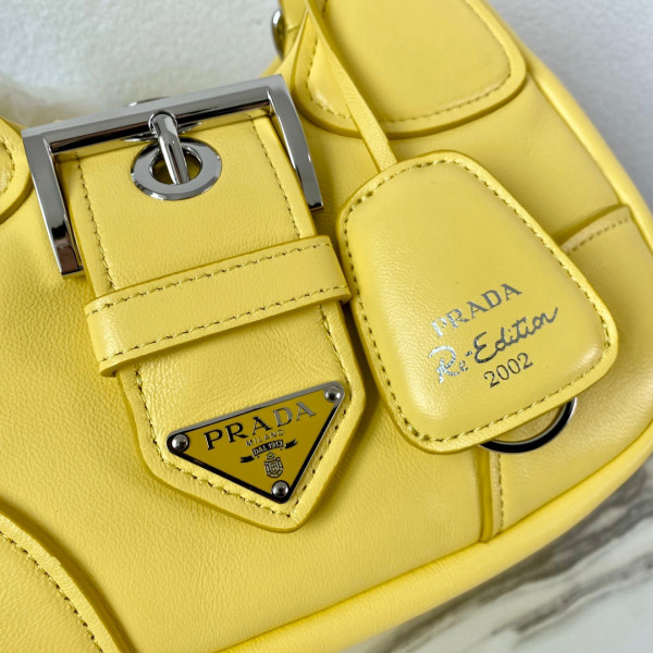 HOT SALE PRADA Moon padded nappa-leather bag