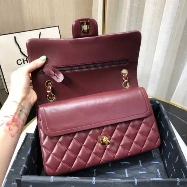 CHANEL FLAP BAG LAMBSKIN