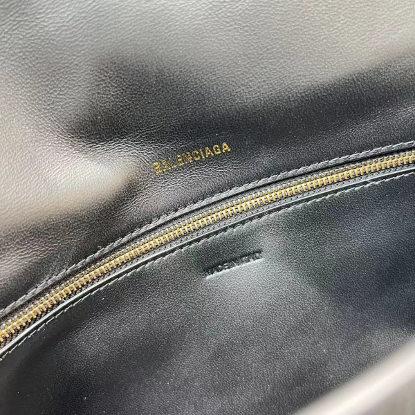 HOT SALE BALENCIAGA DOWNTOWN SMALL SHOULDER BAG WITH CHAIN