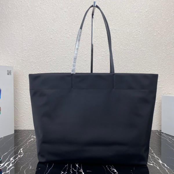 HOT SALE PRADA Re-Nylon and Saffiano leather tote bag